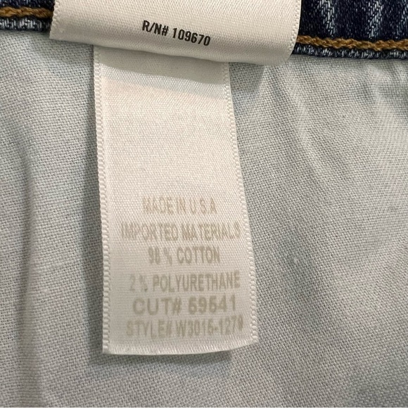 Goldsign High Rise Straight Leg Jeans Size 30 - Picture 11 of 14